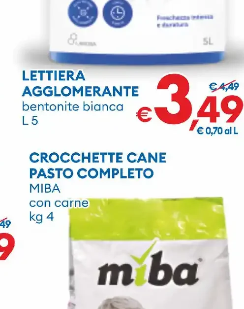 Crocchette cane pasto completo Miba
