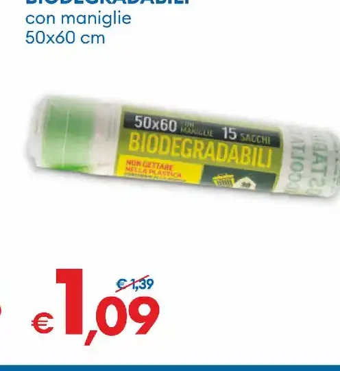Sacchi biodegradabili