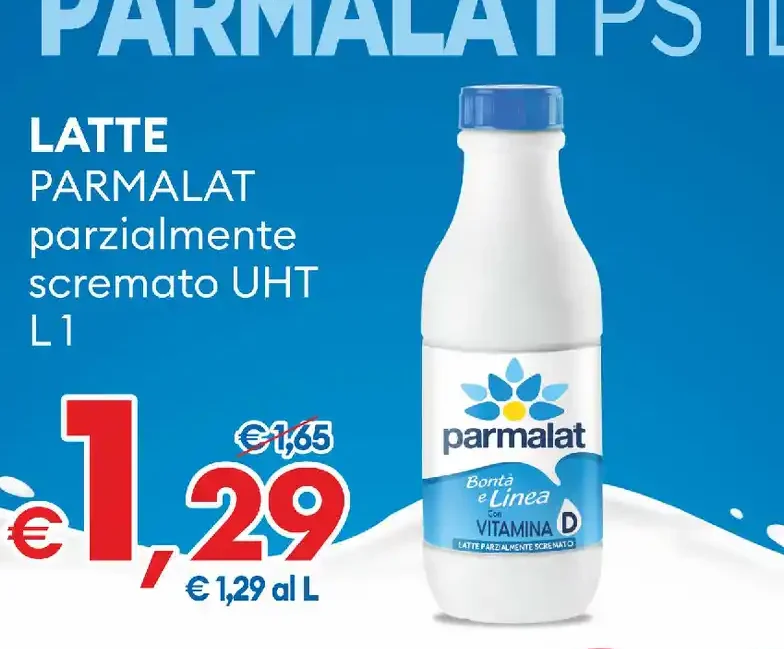 Latte parzialmente scremato UHT