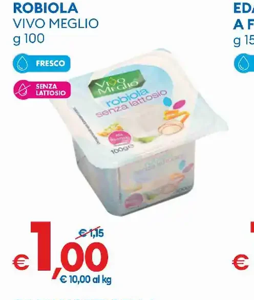 Robiola senza lattosio