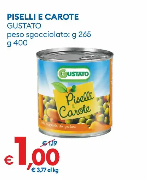 Piselli e carote