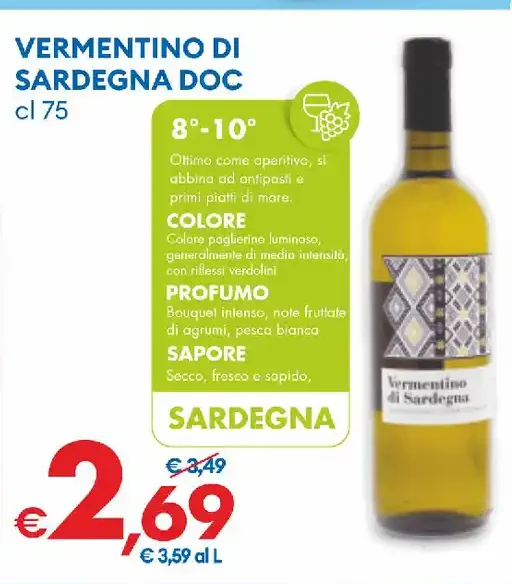Vermentino di Sardegna DOC