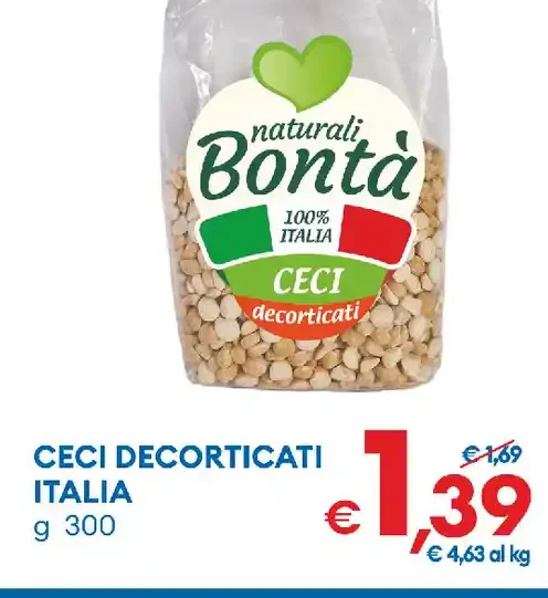 Ceci decorticati Italia