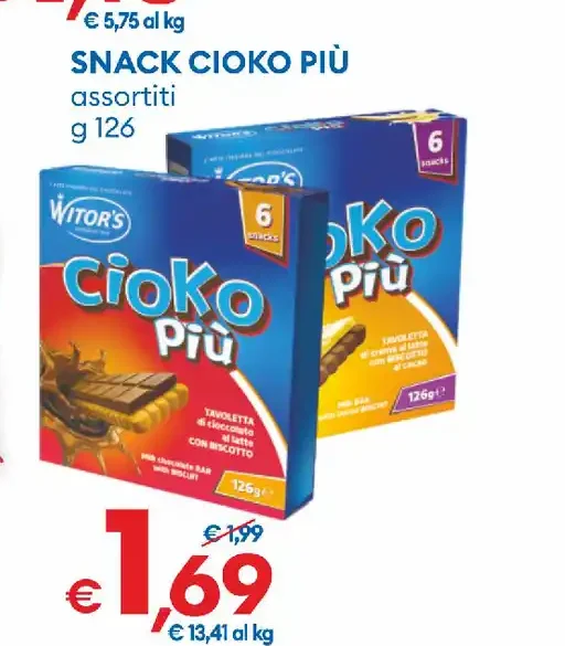 Snack Cioko Più assortiti