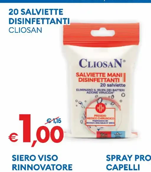 Salviette disinfettanti
