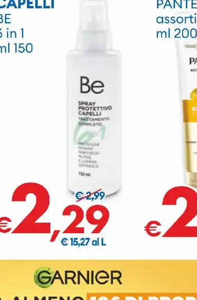 Spray protettivo capelli