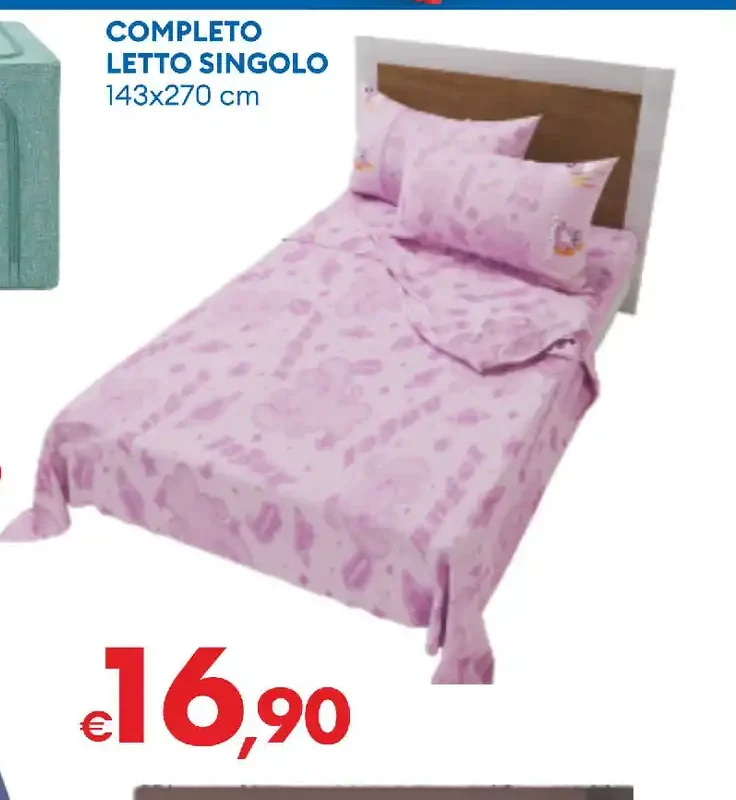 Completo letto singolo