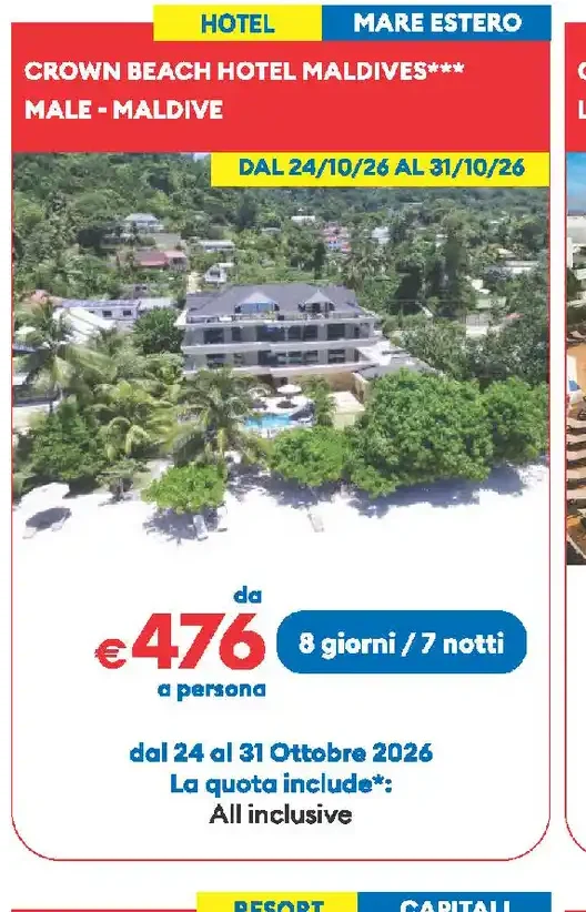 Crown Beach Hotel Maldives*** - Male, Maldive