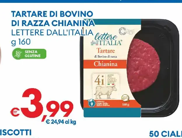 Tartare di bovino di razza Chianina - Lettere dall’Italia
