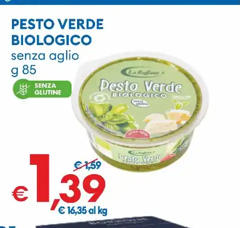 Pesto verde biologico