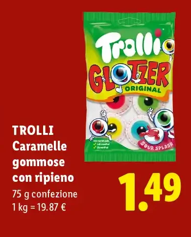 Caramelle gommose con ripieno