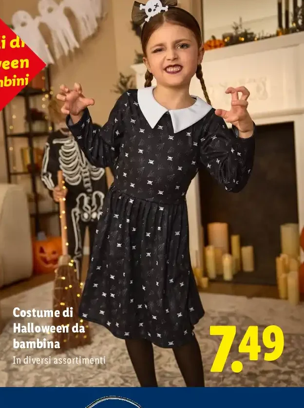 Costume di Halloween da bambina