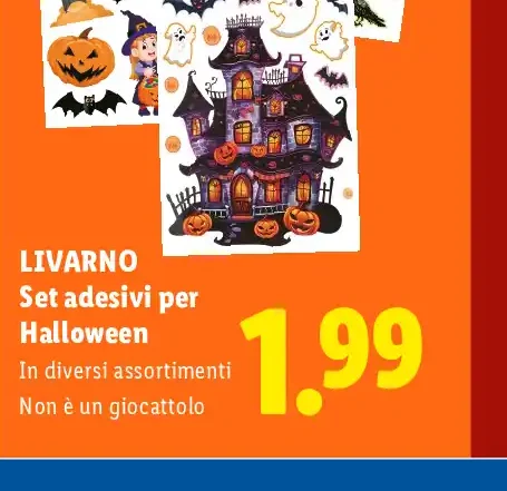 Set adesivi per Halloween