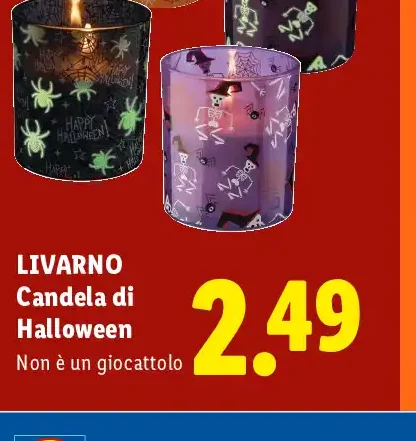 Candela di Halloween