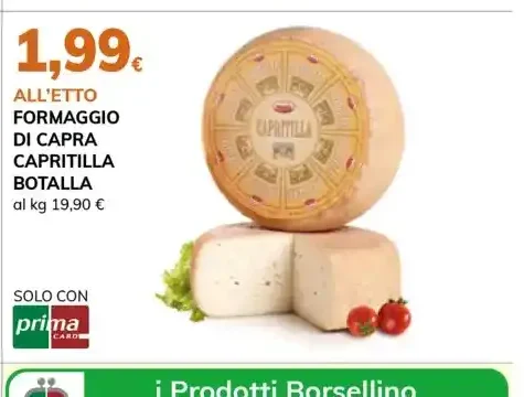 Formaggio di capra Capritilla Botalla