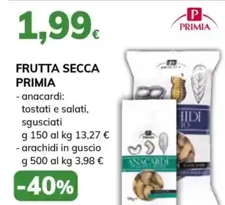 Frutta secca Prima