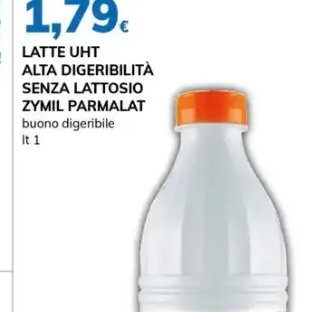 Latte UHT alta digeribilità senza lattosio