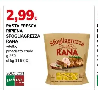 Pasta fresca sfoglia grezza Rana
