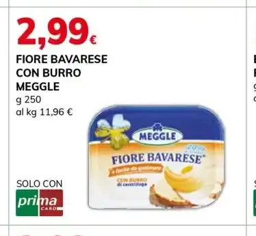 Fiore bavarese con burro Meggle