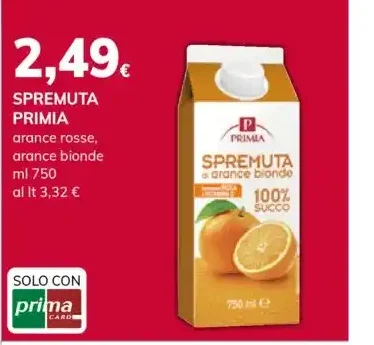 Spremuta Primia