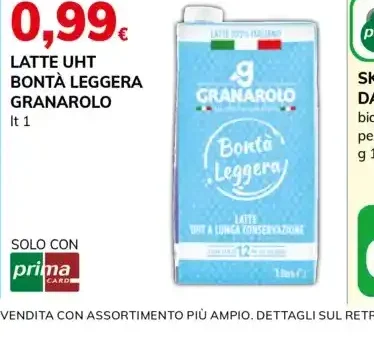 Latte UHT bontà leggera Granarolo