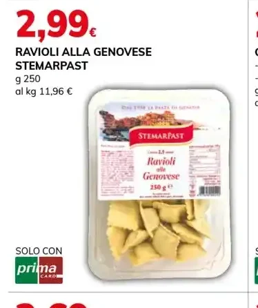 Ravioli alla genovese Stemapast