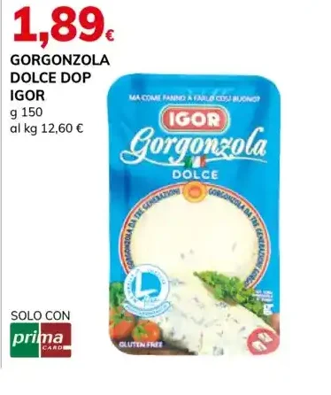 Gorgonzola dolce DOP Igor