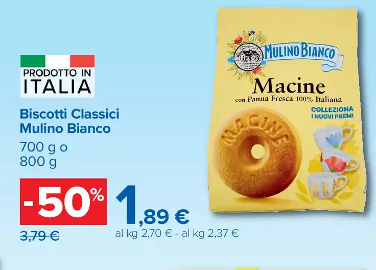 Biscotti Classici Mulino Bianco