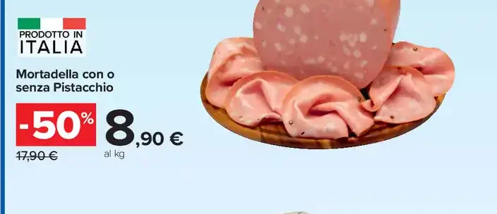 Mortadella con o senza pistacchio