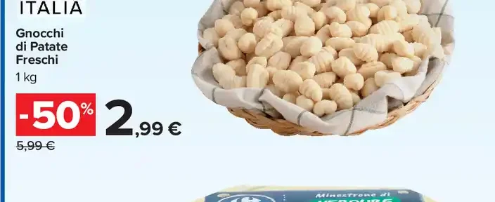 Gnocchi di patate freschi
