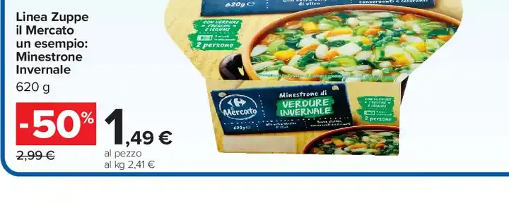 Minestrone surgelato