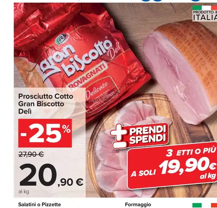 Prosciutto cotto Gran Biscotto Delì