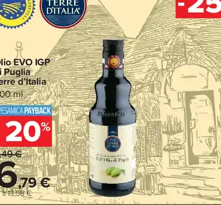 Olio EVO IGP di Puglia Terre d’Italia