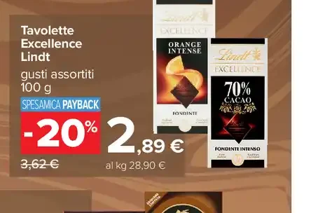 Tavolette Excellence Lindt