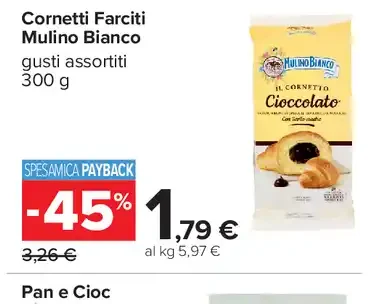 Cornetti Farciti Mulino Bianco