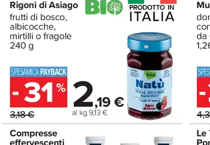 Confettura Natù Rigoni di Asiago