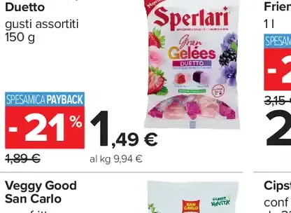 Caramelle Sperlari Duetto
