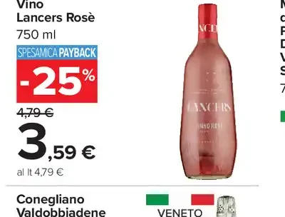 Vino Lancers Rosè