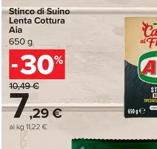 Stinco di Suino Lenta Cottura Aia