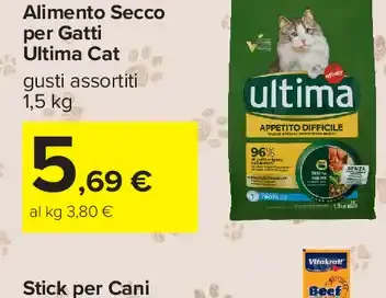 Alimento secco per gatti Ultima Cat