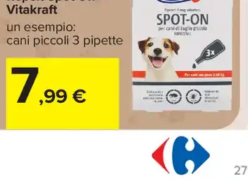 Linea antiparassitari Repelt Spot On Vitakraft