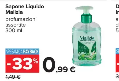 Sapone Liquido Malizia