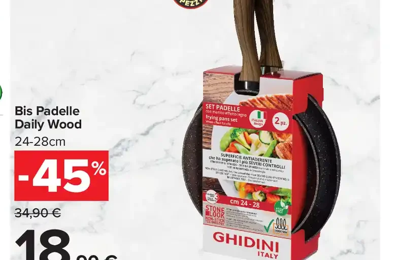 Bis Padelle Daily Wood 24-28 cm