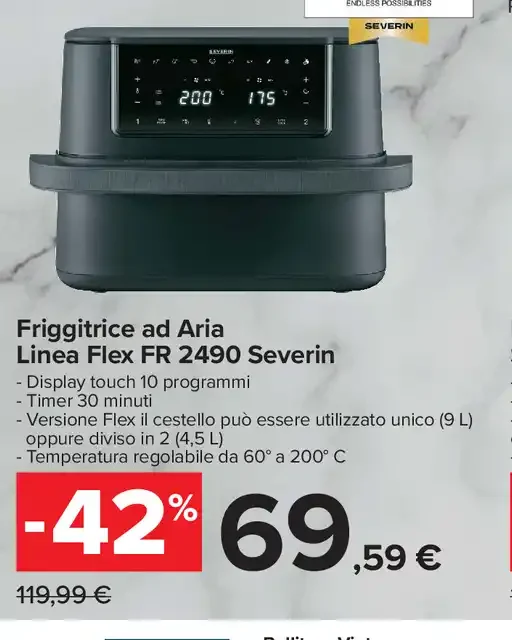 Friggitrice ad aria Severin