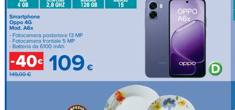 Smartphone Oppo A6x