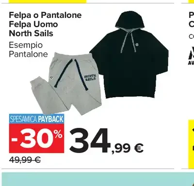 Felpa o pantalone uomo North Sails