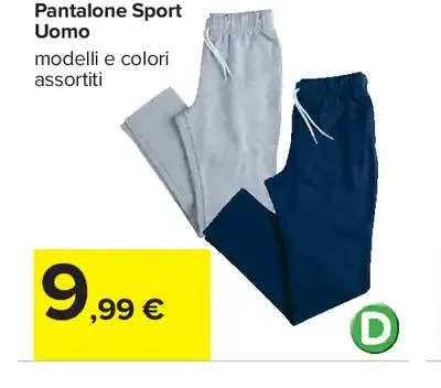 Pantalone sport uomo