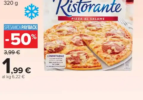 Pizza surgelata