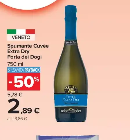 Spumante Cuvée Extra Dry Porta dei Dogi
