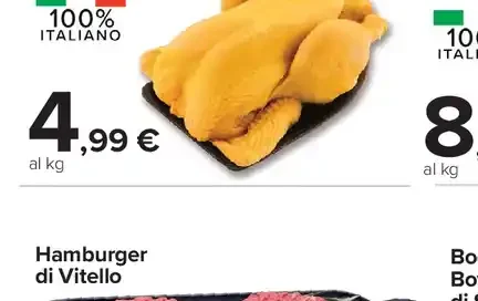 Pollo giallo intero